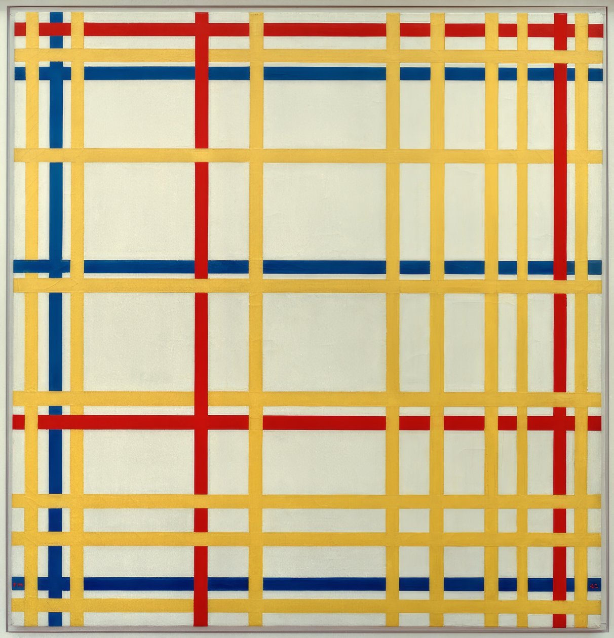 Nowy Jork; Nowy Jork I autorstwa Piet Mondrian