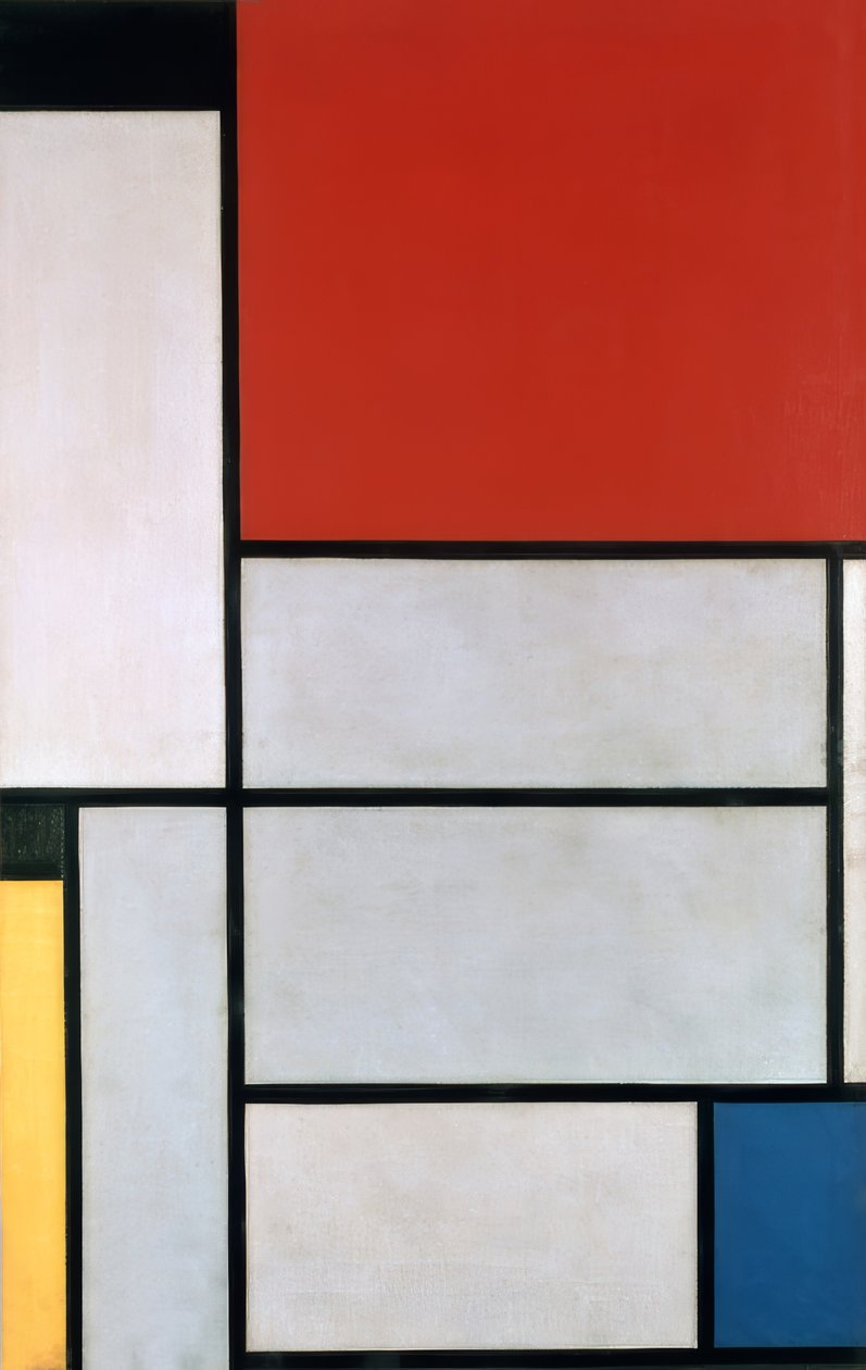 Tabela I autorstwa Piet Mondrian
