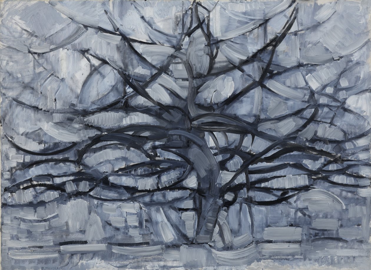 Szare Drzewo, 1911 autorstwa Piet Mondrian