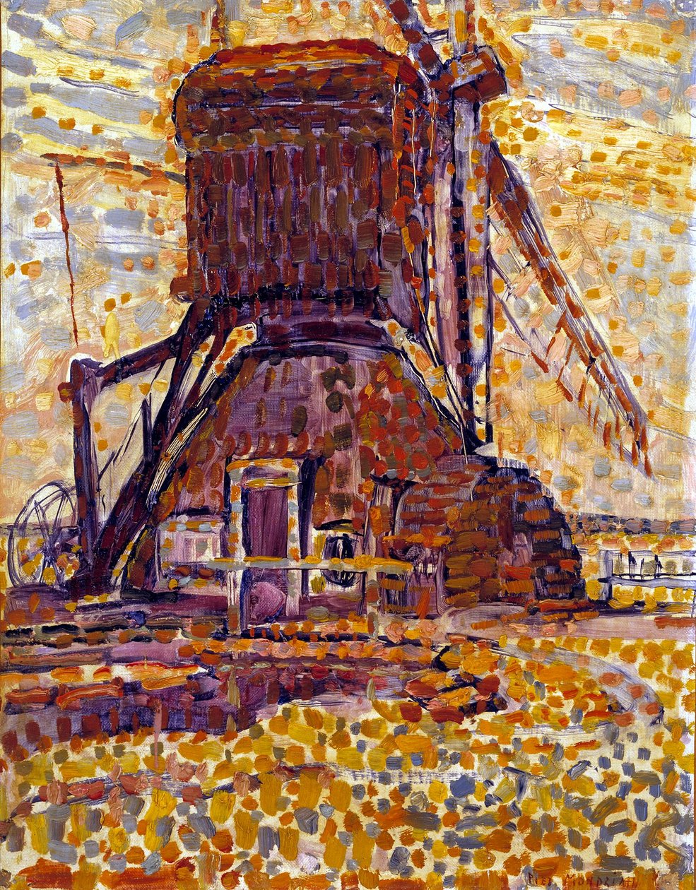 Młyn Winkela autorstwa Piet Mondrian