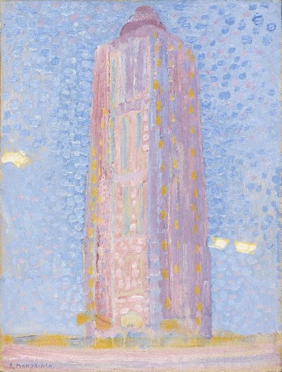Latarnia morska w Westkapelle autorstwa Piet Mondrian