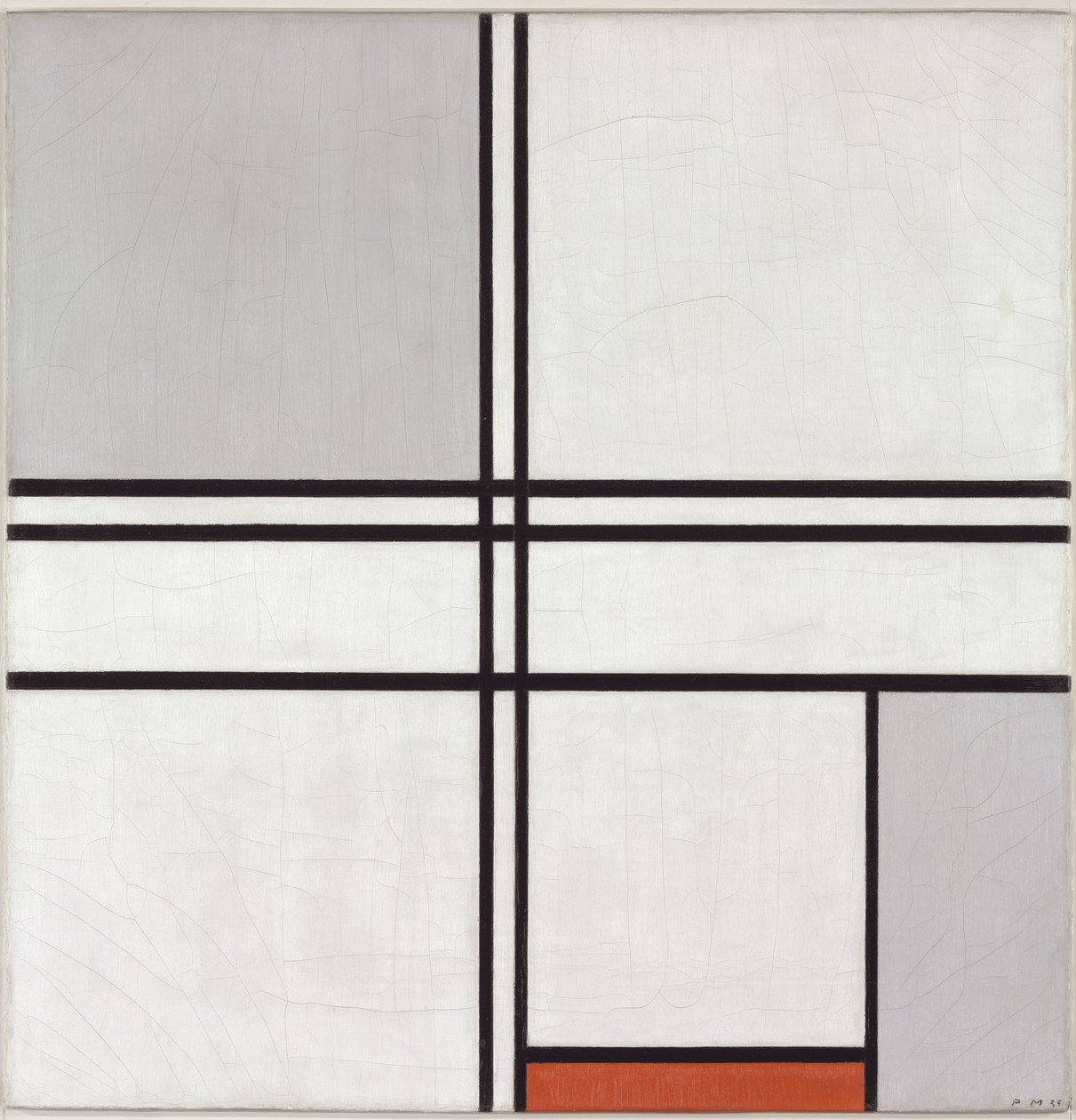 Kompozycja autorstwa Piet Mondrian