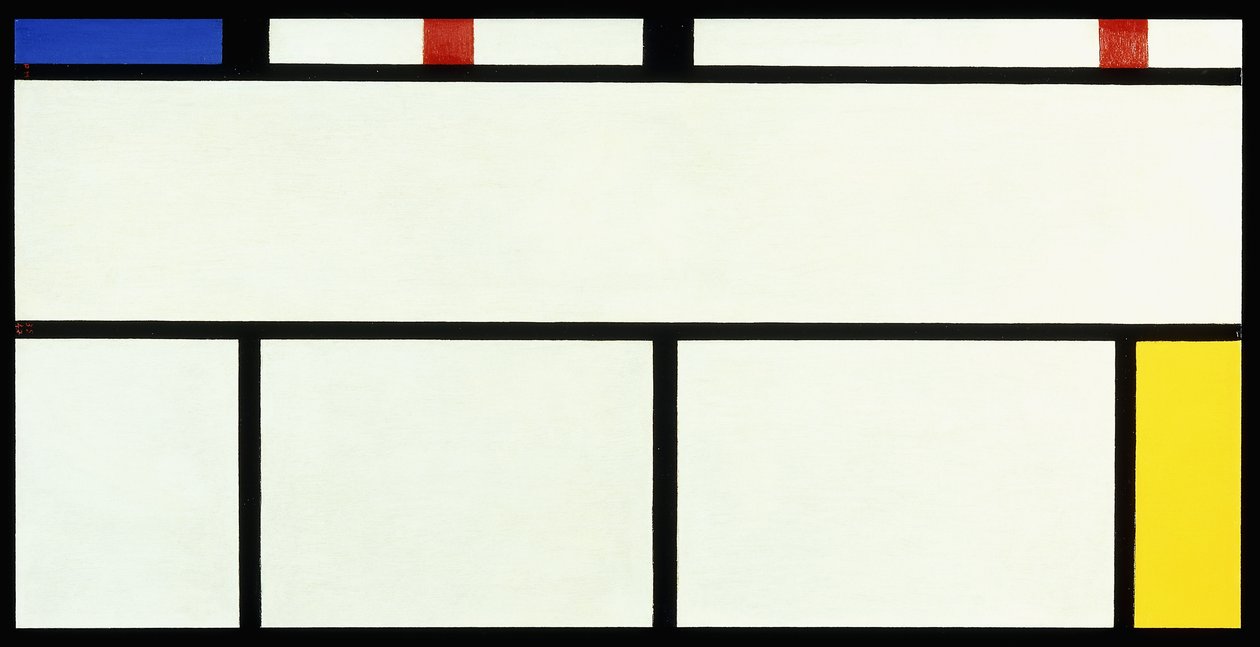 Kompozycja autorstwa Piet Mondrian