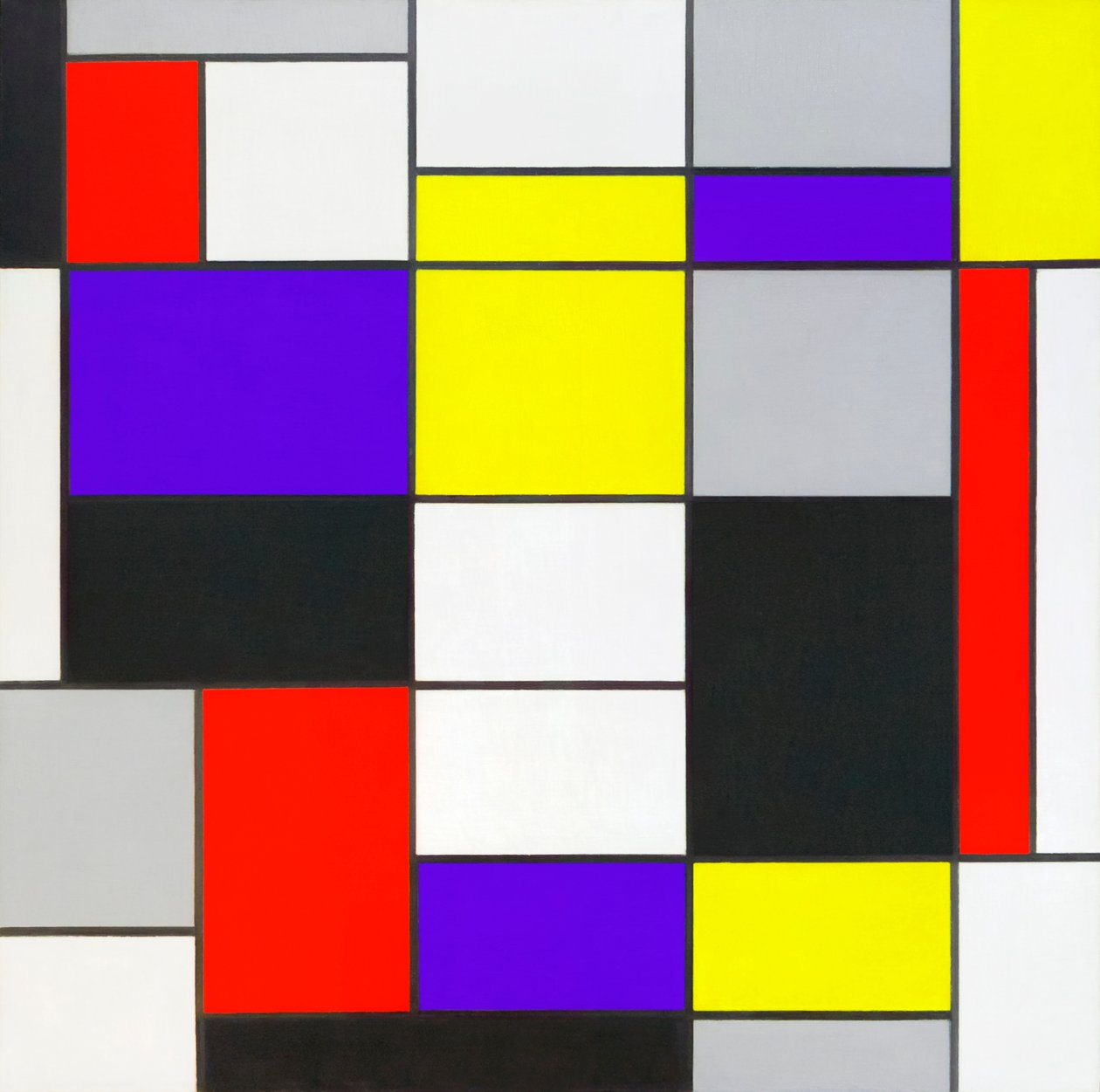 Skład A autorstwa Piet Mondrian