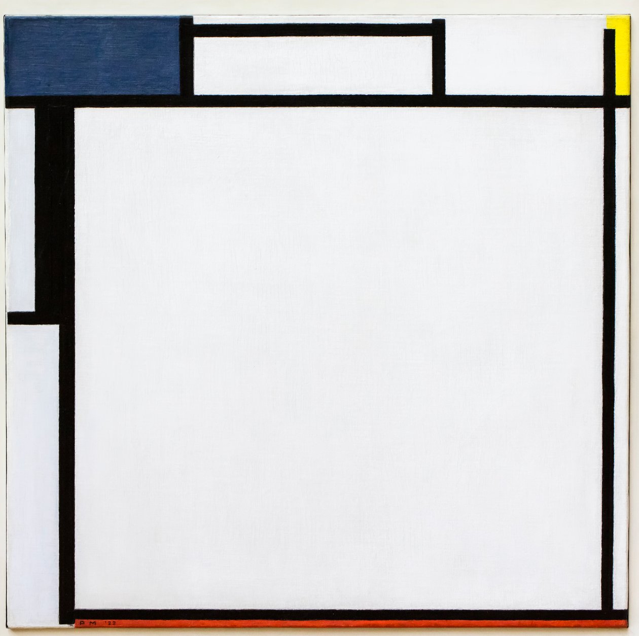 Kwadratowy skład autorstwa Piet Mondrian