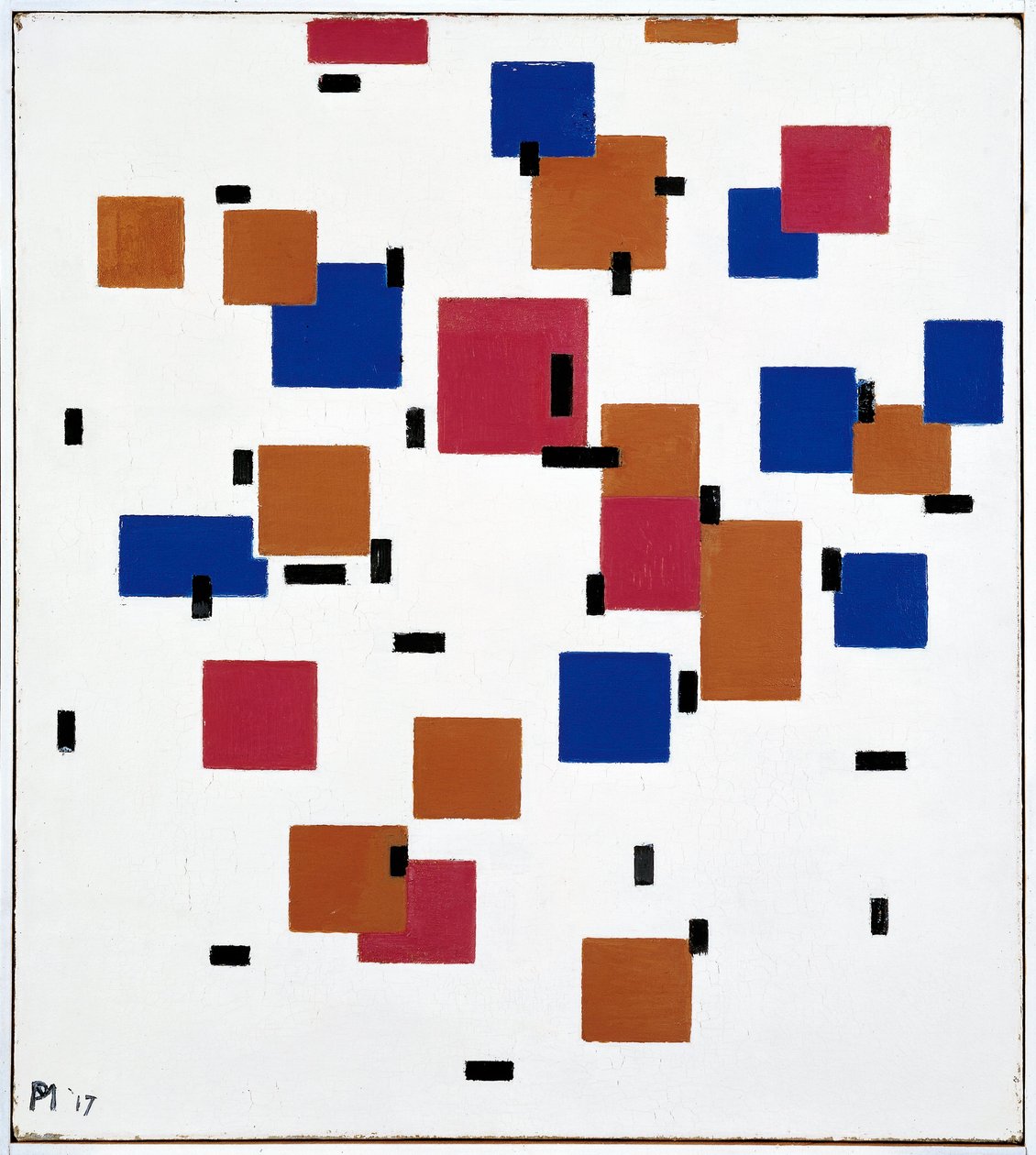 Kompozycja w kolorze A autorstwa Piet Mondrian