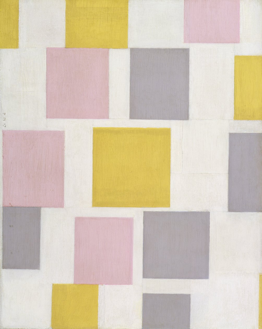 Kompozycja z płaszczyznami kolorów 5 autorstwa Piet Mondrian