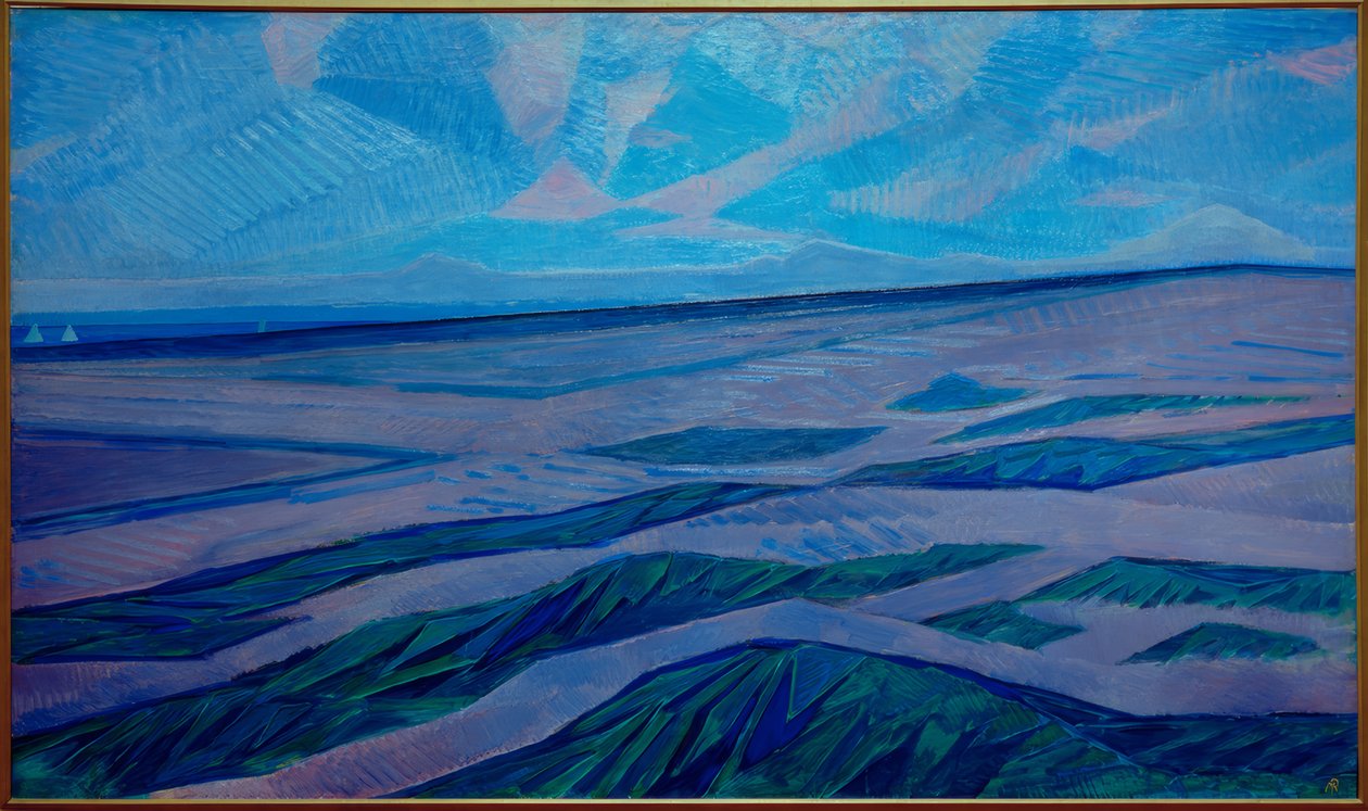 krajobraz wydm autorstwa Piet Mondrian