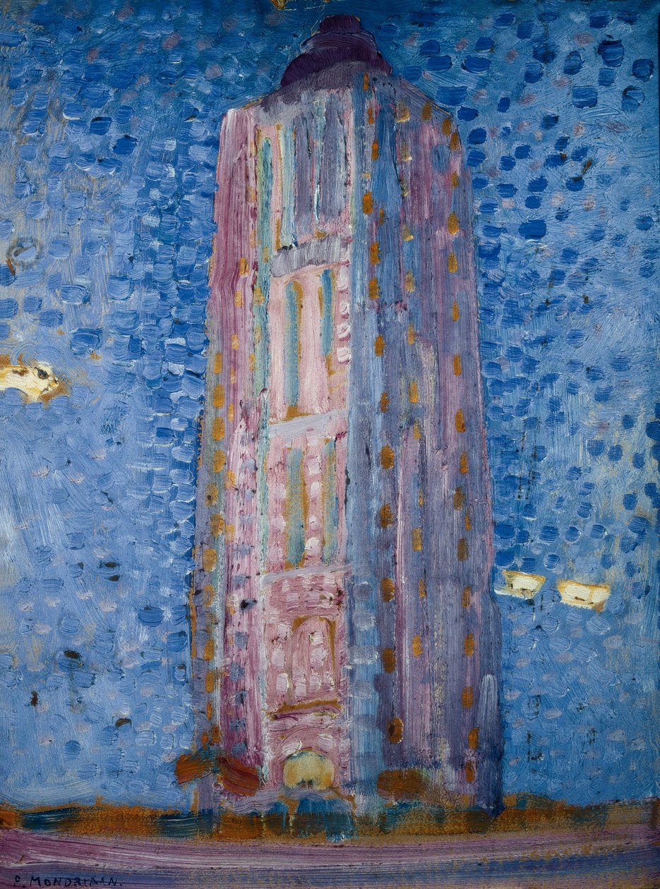 Le Phare de Westkapelle autorstwa Piet Mondrian