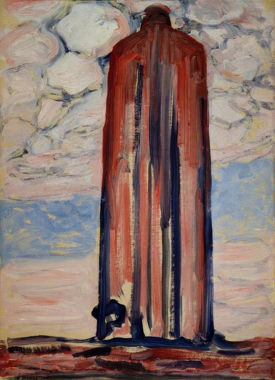 Latarnia morska w Westkapelle autorstwa Piet Mondrian