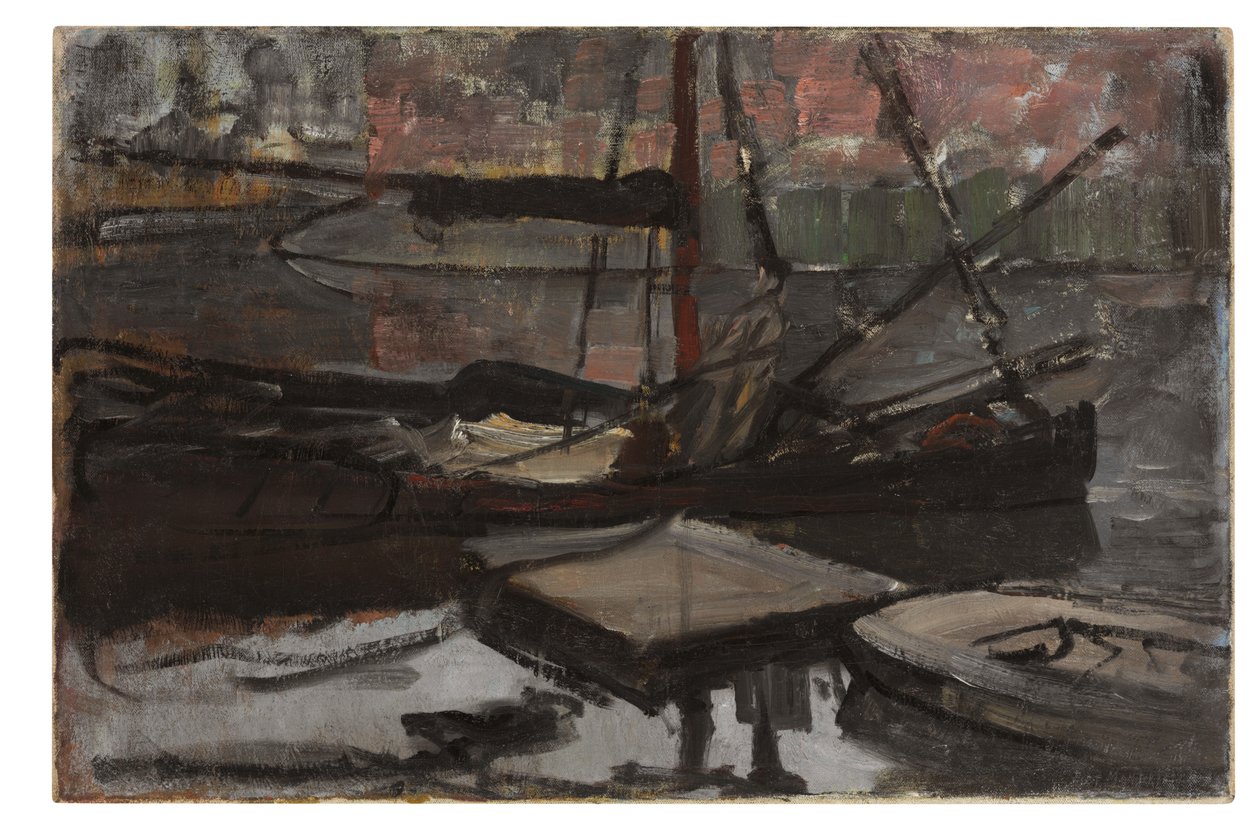 Studium do „Stadhouderskade”, ok. 1899 r. (olej na płótnie) autorstwa Piet Mondrian