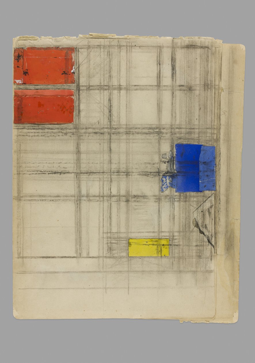 Studium kompozycji autorstwa Piet Mondrian