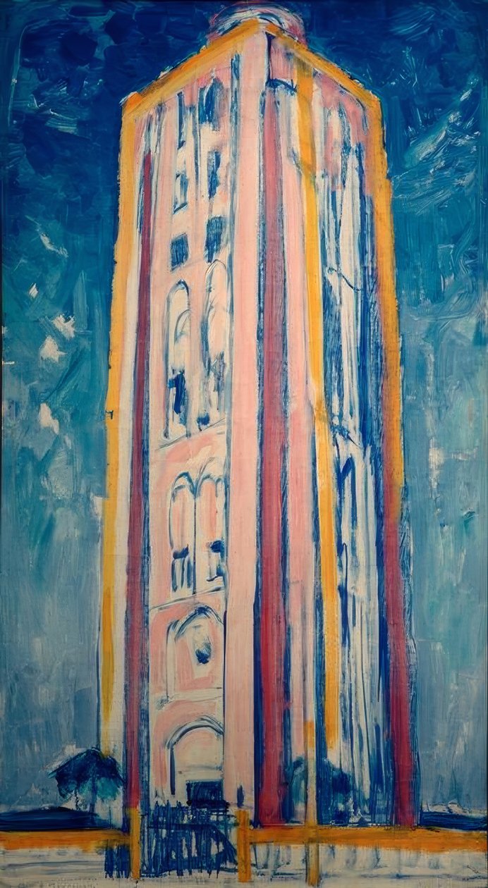 Westkapelle (Holandia), autorstwa Piet Mondrian