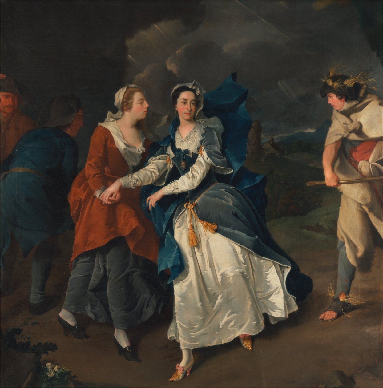 Pani Cibber jako Cordelia autorstwa Pieter van Bleeck