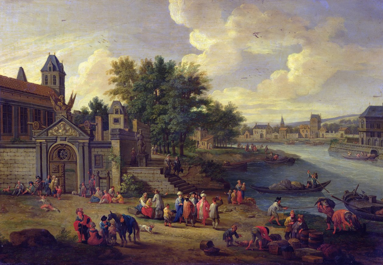 Widok Stoczni, ok.1680 autorstwa Pieter Bouts
