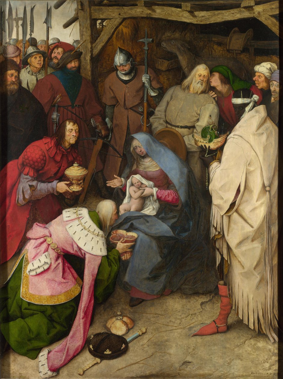 Adoracja Trzech Króli autorstwa Pieter Bruegel the Elder