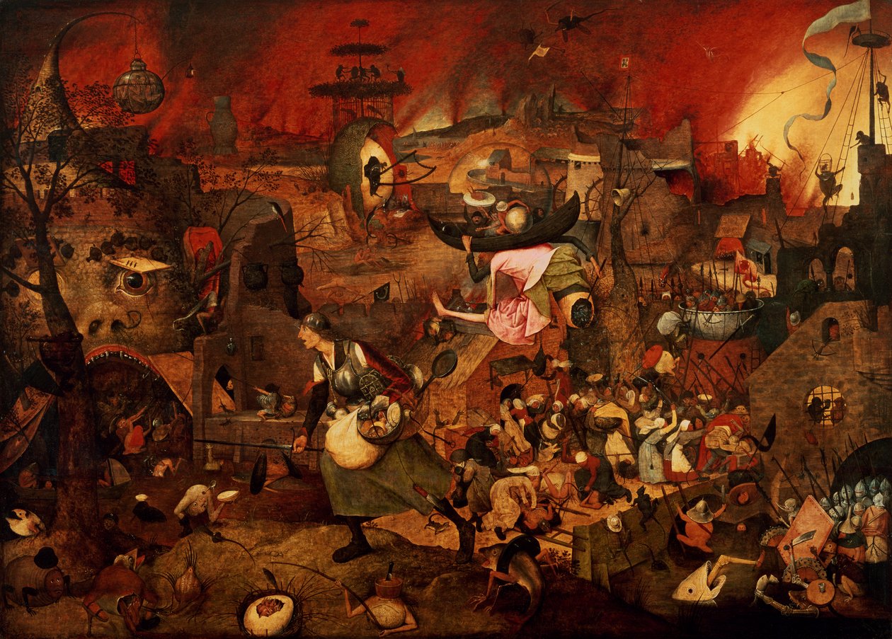 Dulle Griet (Mad Meg) 1564 autorstwa Pieter Bruegel the Elder