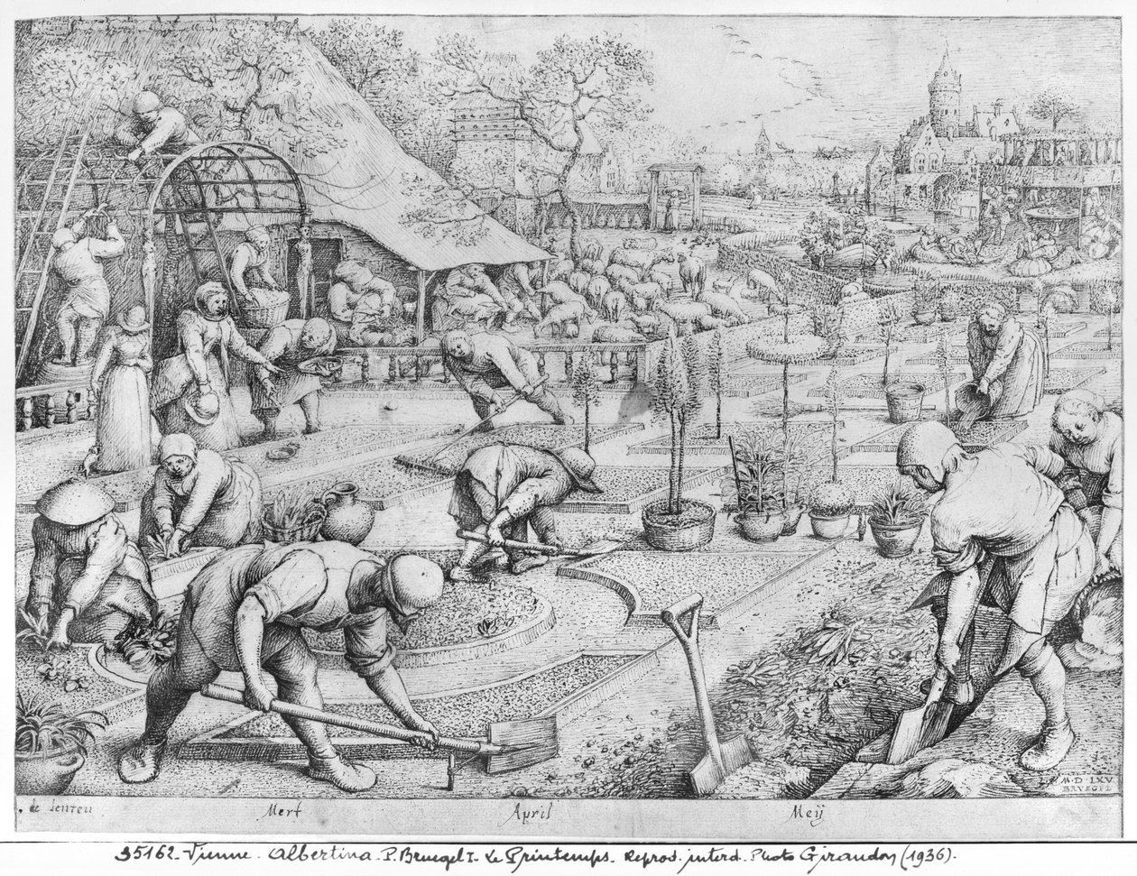 Wiosna, 1565 autorstwa Pieter Bruegel the Elder