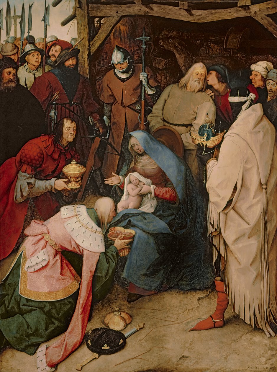 Adoracja Królów, 1564 autorstwa Pieter Bruegel the Elder