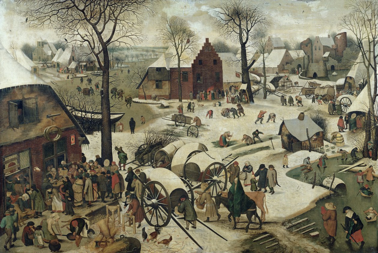 Spis ludności w Betlejem autorstwa Pieter Bruegel the Elder