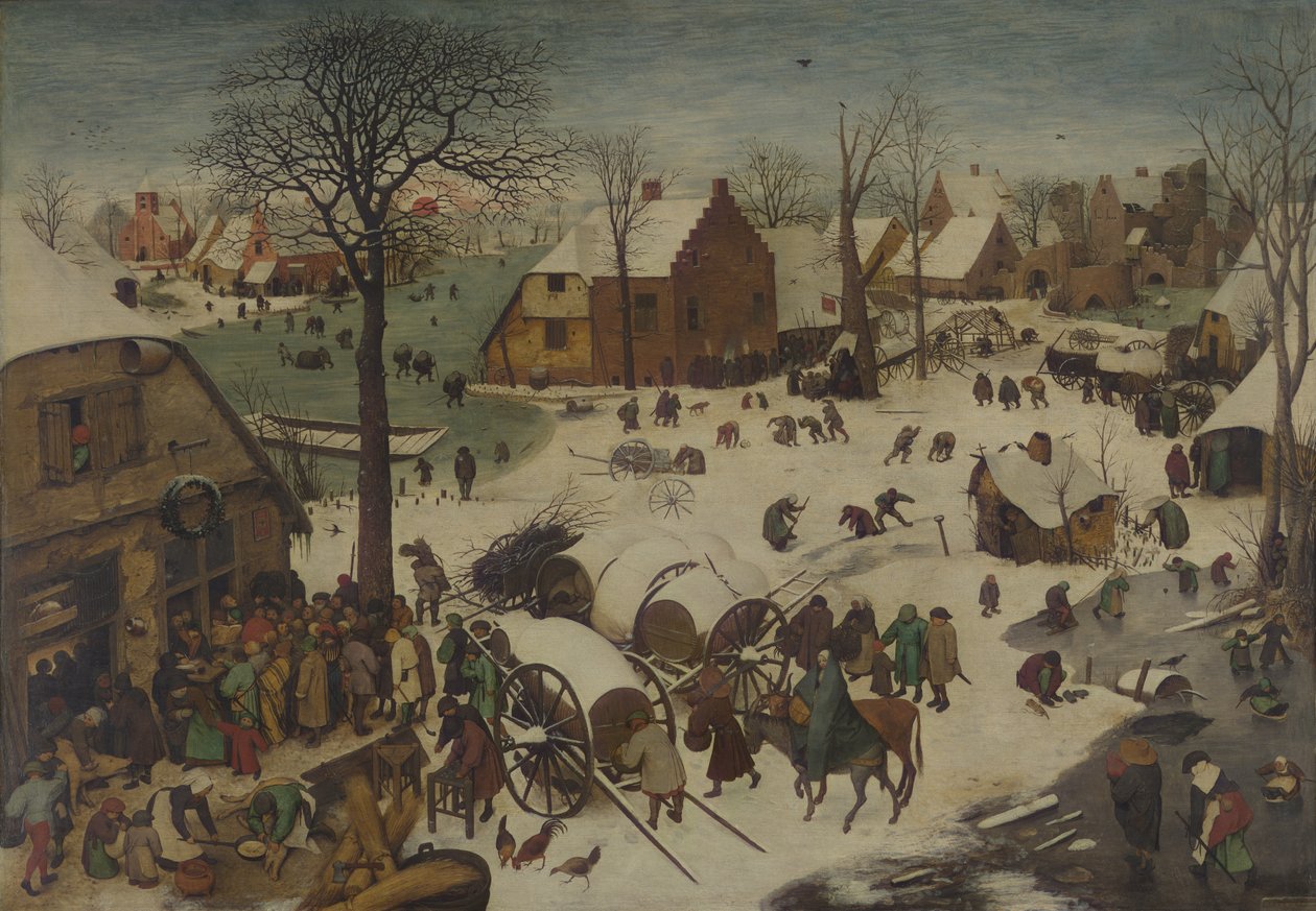 Numeracja w Betlejem autorstwa Pieter Bruegel the Elder