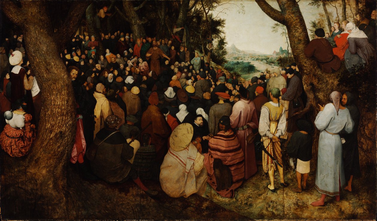 Kazanie św. Jana Chrzciciela autorstwa Pieter Bruegel the Elder