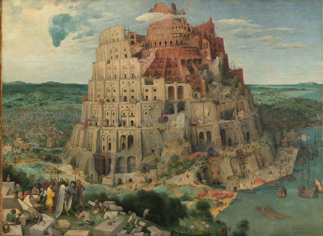 Wieża Babel autorstwa Pieter Bruegel the Elder