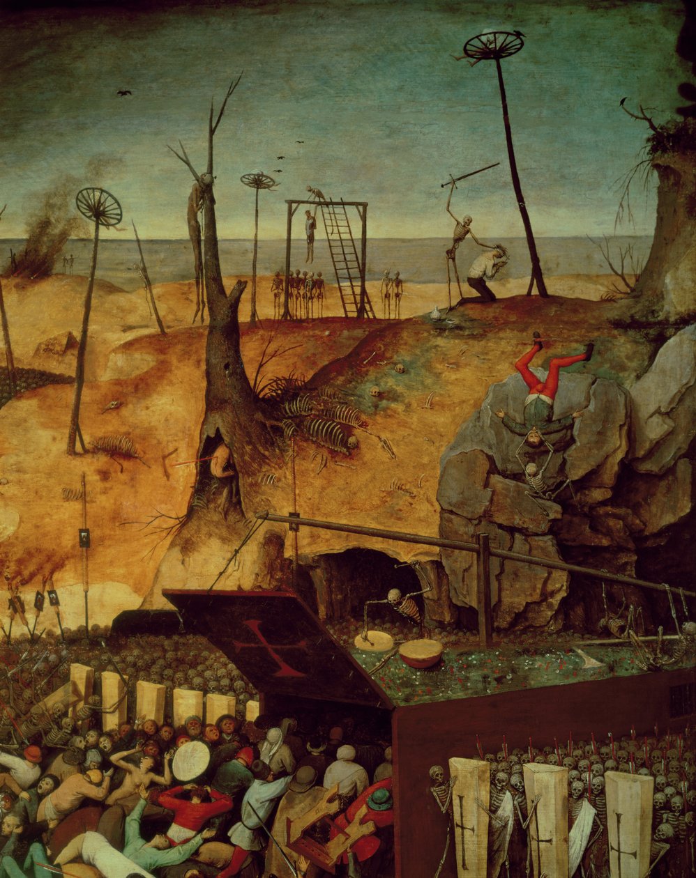 Triumf śmierci, ok. 1562 (szczegóły 457) autorstwa Pieter Bruegel the Elder