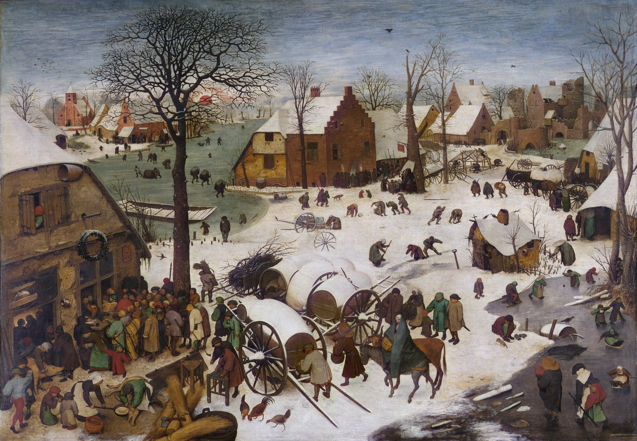 Spis ludności w Betlejem autorstwa Pieter Bruegel the Elder