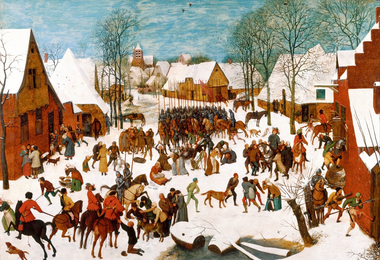 Masakra niewiniątek autorstwa Pieter Bruegel the Elder
