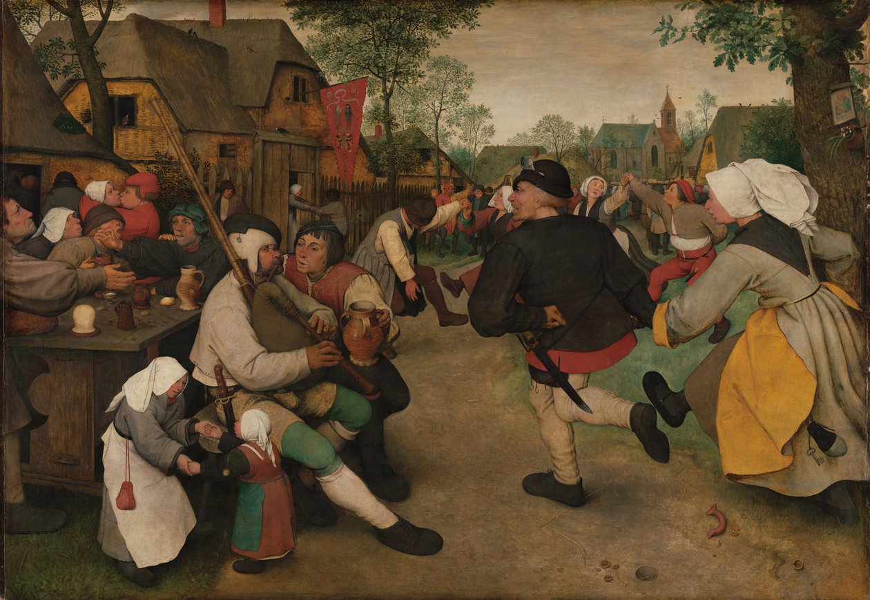 Taniec chłopski autorstwa Pieter Bruegel the Elder