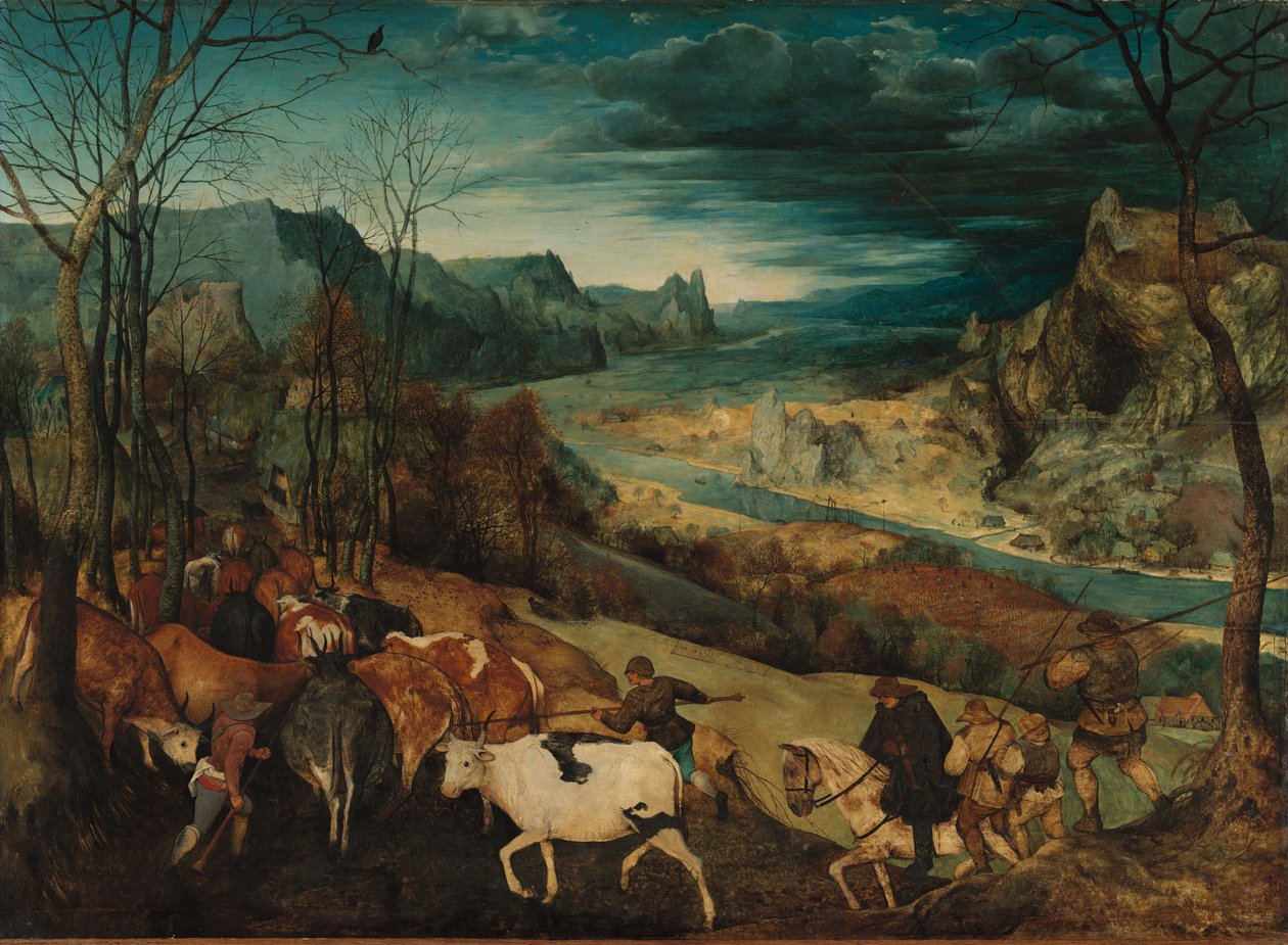 Powrót stada autorstwa Pieter Bruegel the Elder