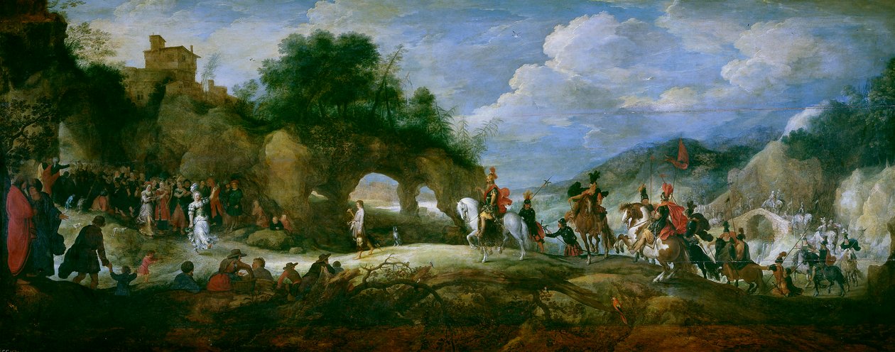 Triumf Dawida nad Goliatem autorstwa Pieter Brueghel the Younger