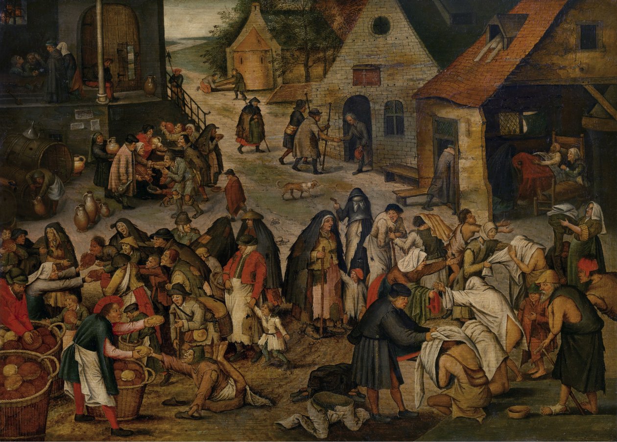 Dzieła miłosierdzia autorstwa Pieter Brueghel the Younger