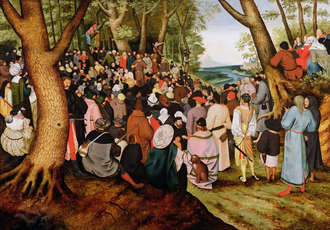 Krajobraz z kaznodzieją św. Jana Chrzciciela autorstwa Pieter Brueghel the Younger