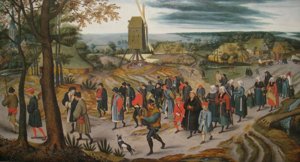 Procesja Małżeńska autorstwa Pieter Brueghel the Younger