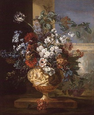 Martwa natura kwiatów autorstwa Pieter Casteels