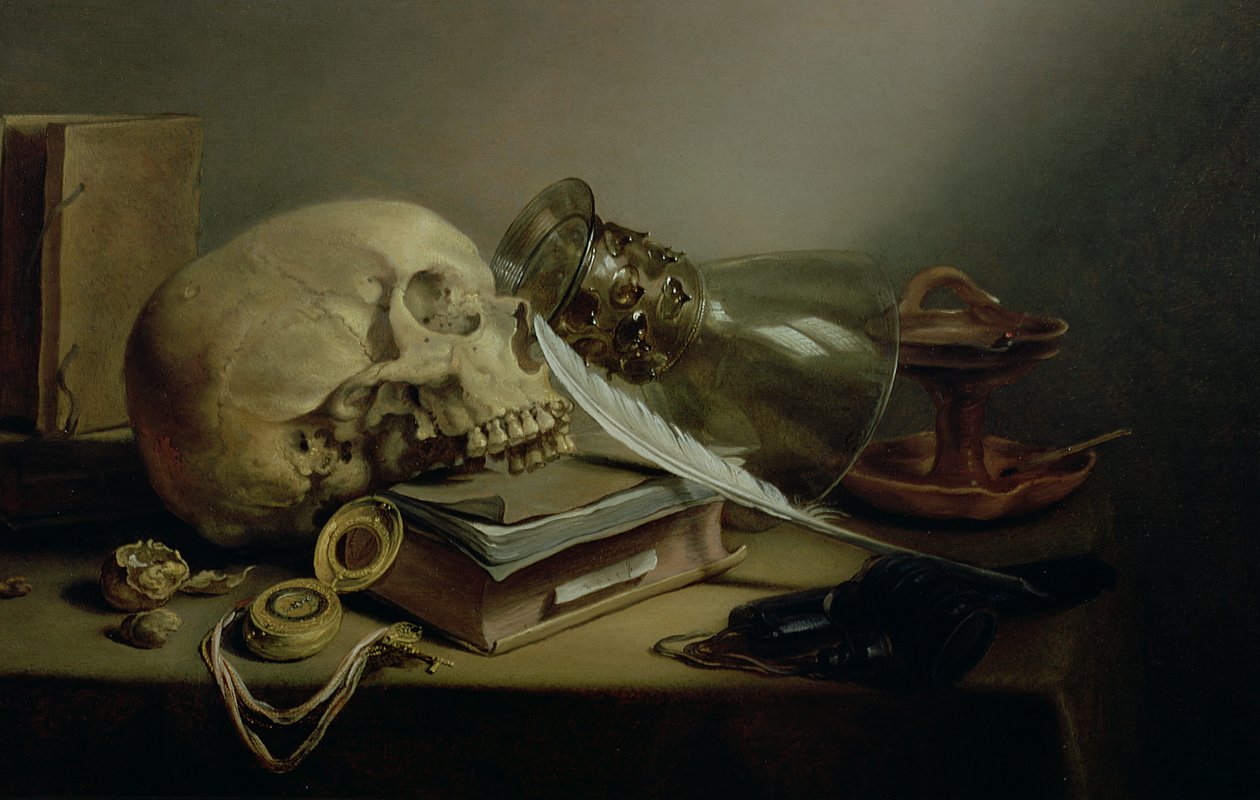 Martwa natura Vanitas autorstwa Pieter Claesz