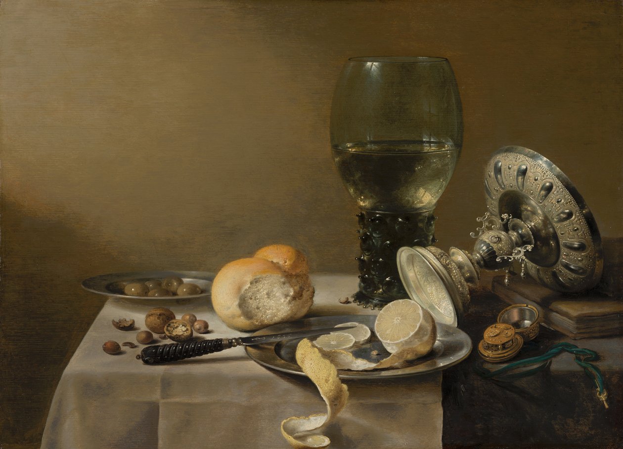Martwa natura z tazza autorstwa Pieter Claesz