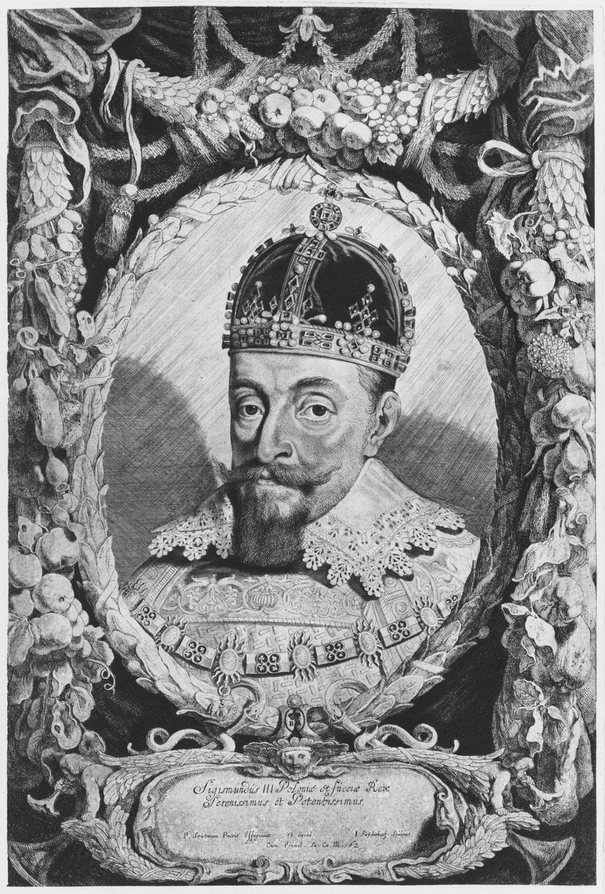 Zygmunt III Waza, król Polski i Szwecji, wielki książę litewski autorstwa Pieter Claesz Soutman