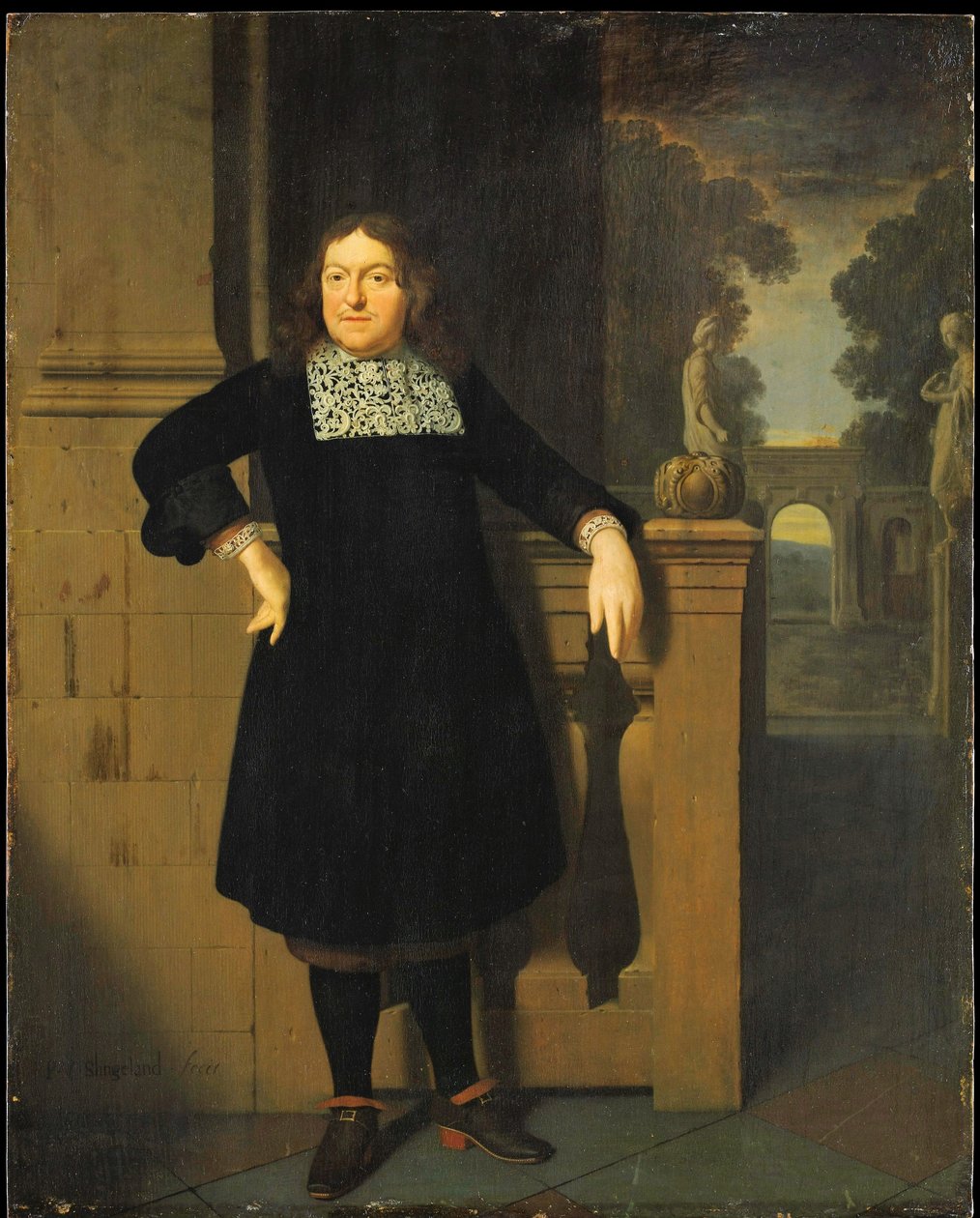 Portret Johana Hulshouta (1623–1687) autorstwa Pieter Cornelisz van Slingelandt