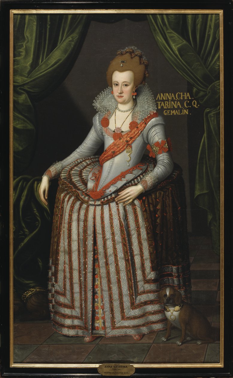 Anna Katarzyna Brandenburska, ok. 1600 autorstwa Pieter Fransz. Isaacsz.