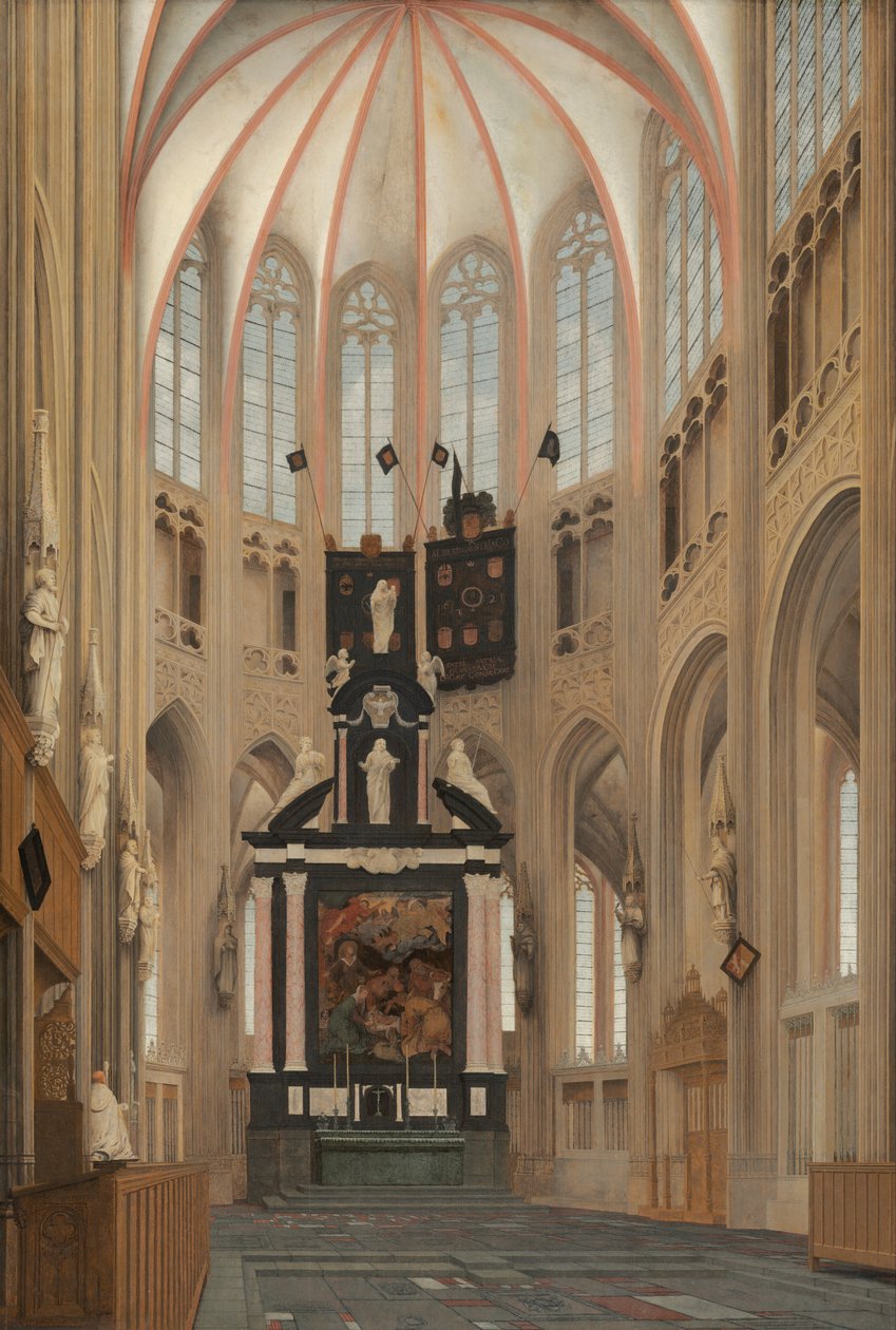 Katedra św. Jana autorstwa Pieter Janszoon Saenredam