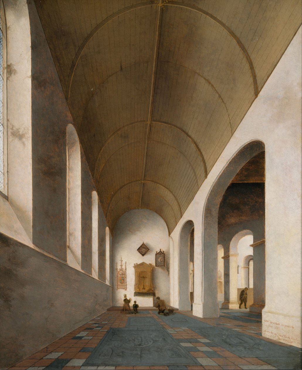 Kaplica św Antoniego w St Janskerk, Utrecht autorstwa Pieter Janszoon Saenredam