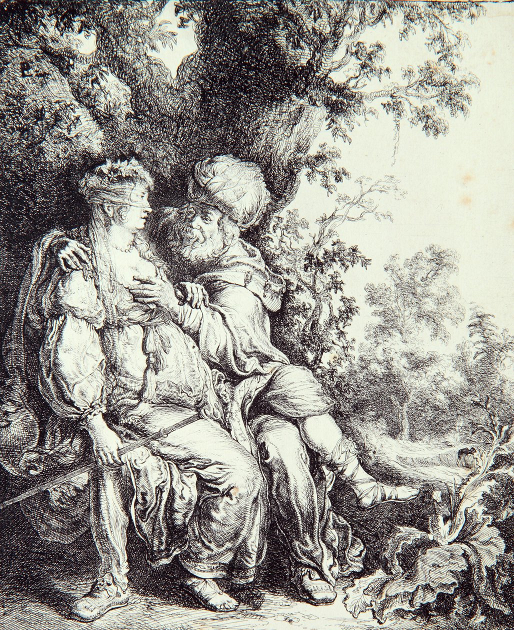 Juda i Tamar autorstwa Pieter Lastman