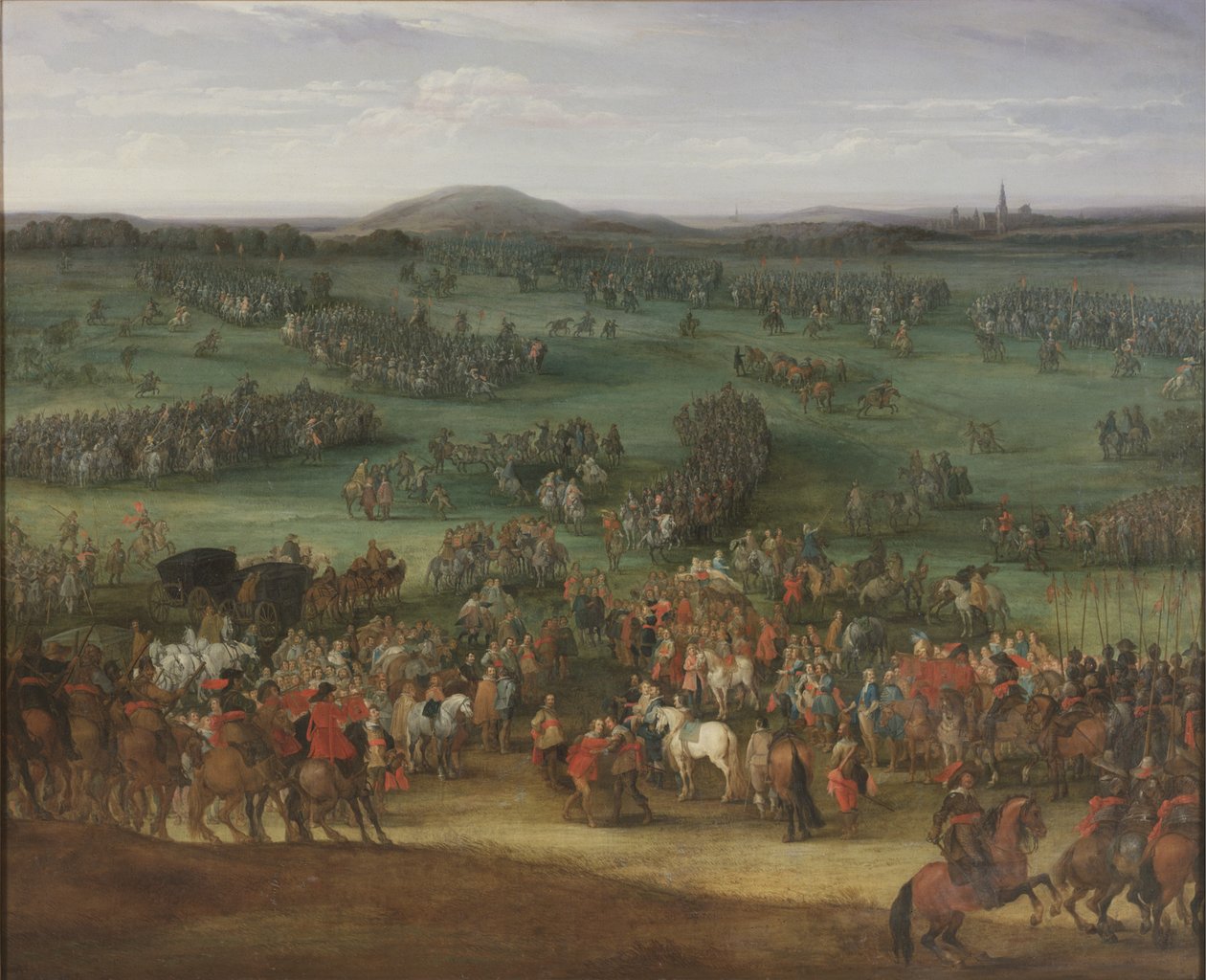 Bitwa pod Nordlingen II, c.1634 autorstwa Pieter Meulener