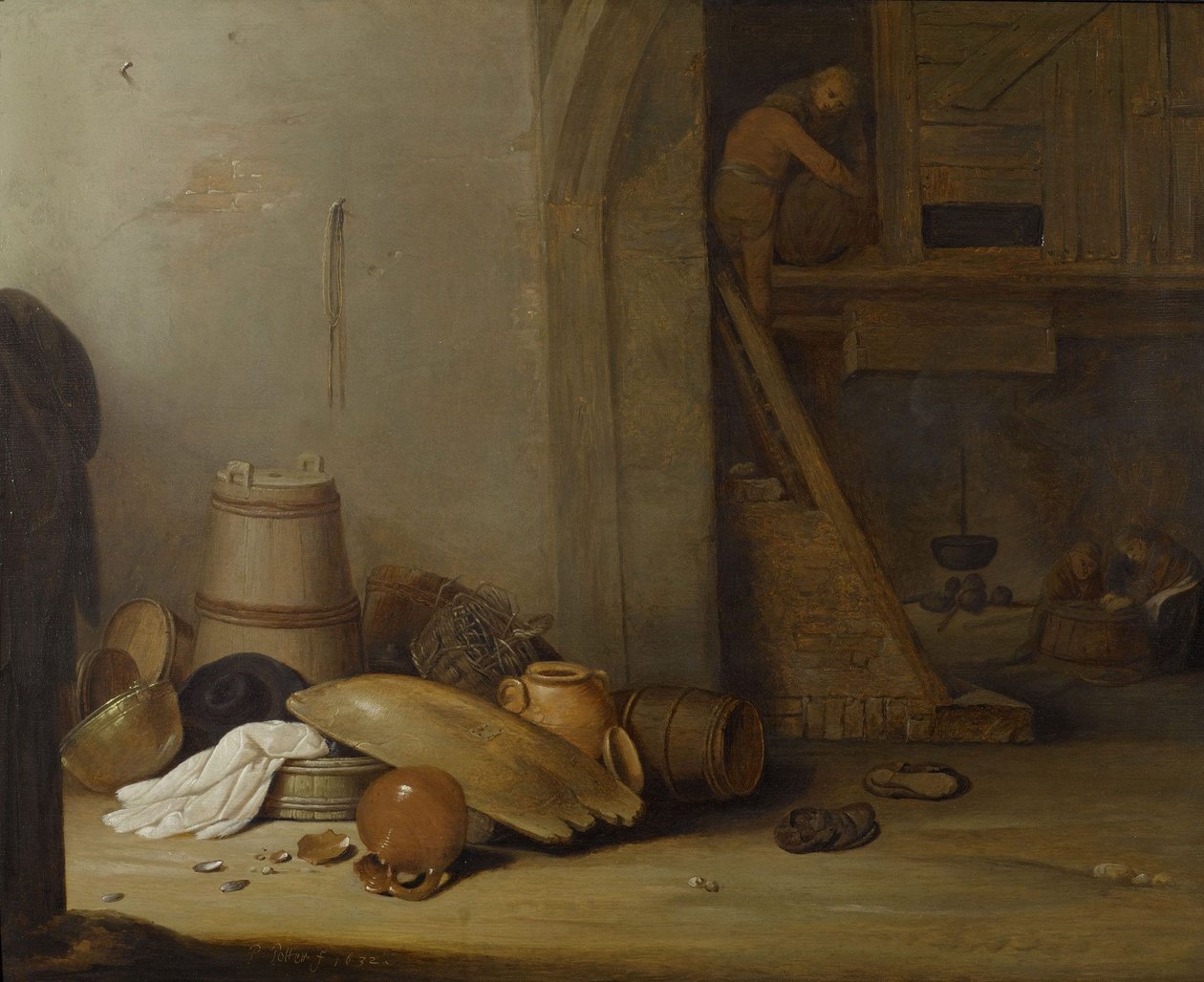 Niemiecki: stodoła autorstwa Pieter Symonsz Potter