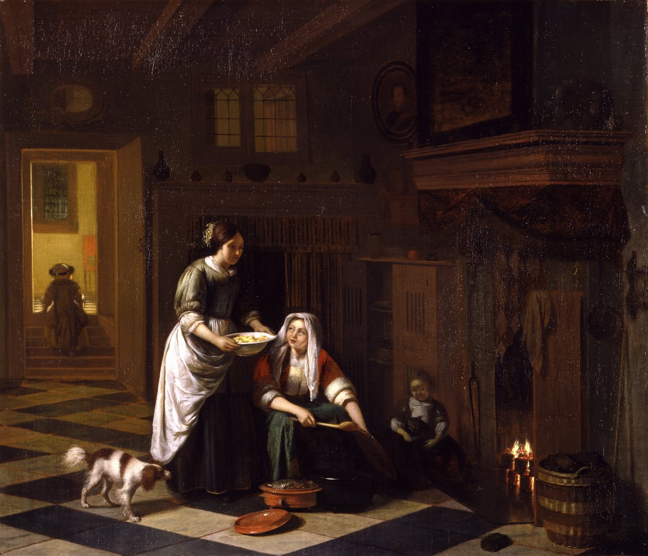 Kominek autorstwa Pieter de Hooch