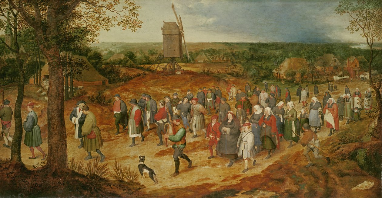 Wesele chłopskie autorstwa Pieter Bruegel the Elder