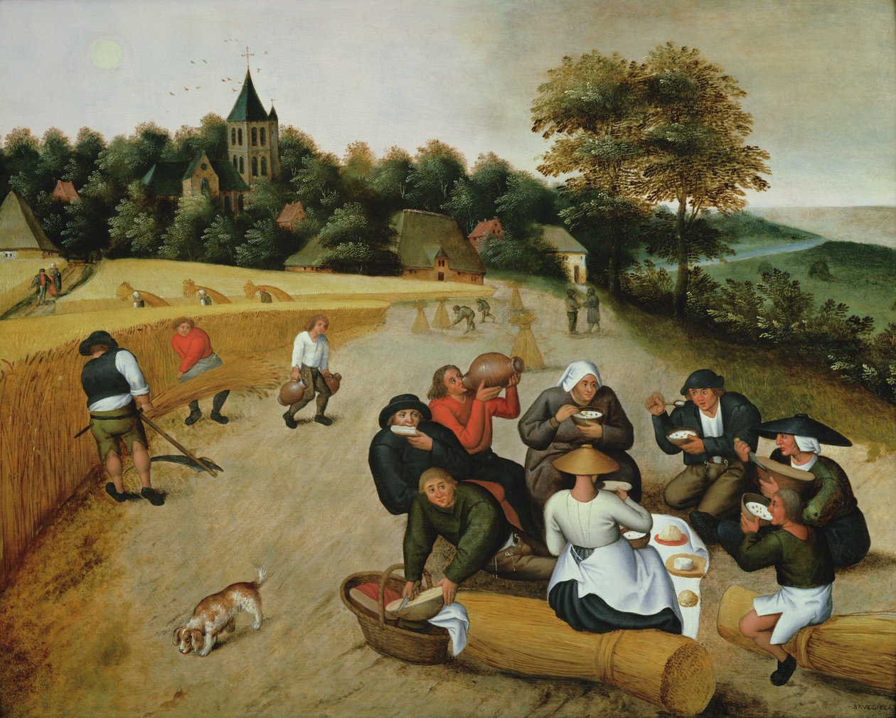 Lato autorstwa Pieter Brueghel the Younger